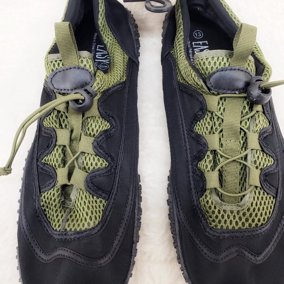 Men size 13 Aqua Water Shoes Army Green/ Black Quick Dry - Picture 8 of 8